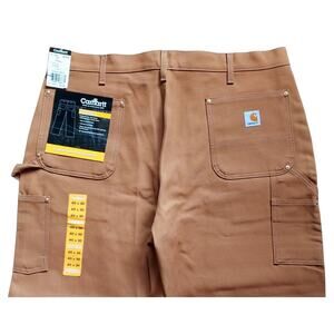 NEW NWT Carhartt Double Front Work Dungaree Carpenter Duck Pants Mens Size 40X30